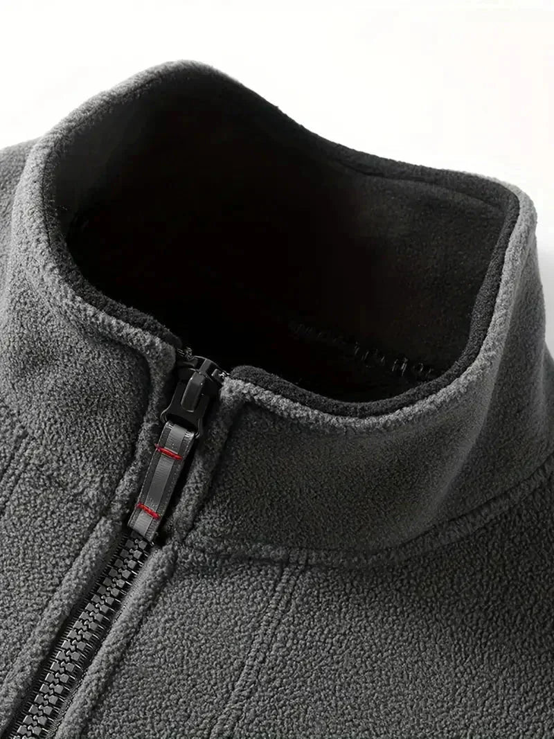 Lightweight Thermal Fleece Jacket – Breathable Mid-Layer for Outdoor Activities