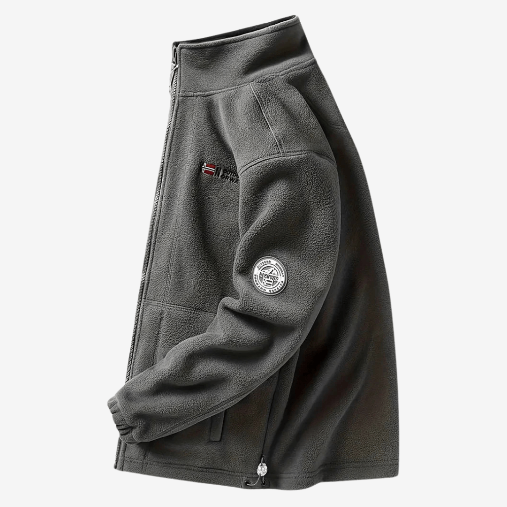 Lightweight Thermal Fleece Jacket – Breathable Mid-Layer for Outdoor Activities