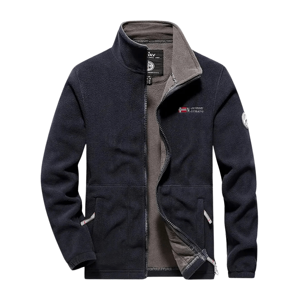 Lightweight Thermal Fleece Jacket – Breathable Mid-Layer for Outdoor Activities