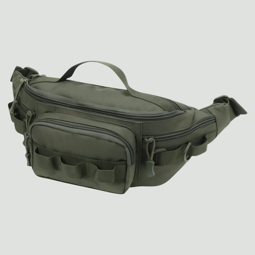 Outdoor Waist Pack - Lightweight Water-Resistant Bum Bag for Hiking, Fishing and Travel