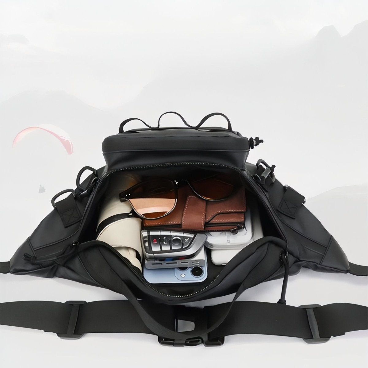 Outdoor Waist Pack - Lightweight Water-Resistant Bum Bag for Hiking, Fishing and Travel