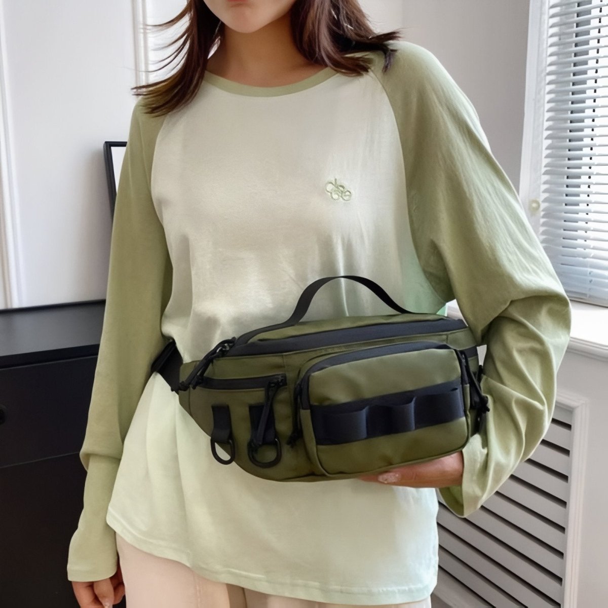 Outdoor Waist Pack - Lightweight Water-Resistant Bum Bag for Hiking, Fishing and Travel