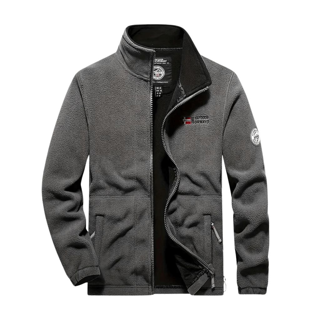 Lightweight Thermal Fleece Jacket – Breathable Mid-Layer for Outdoor Activities