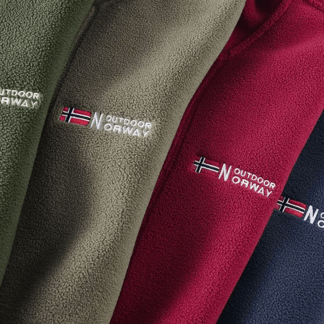 Men's Fleece Jacket - Windproof Hooded Fleece - Walking & Hiking