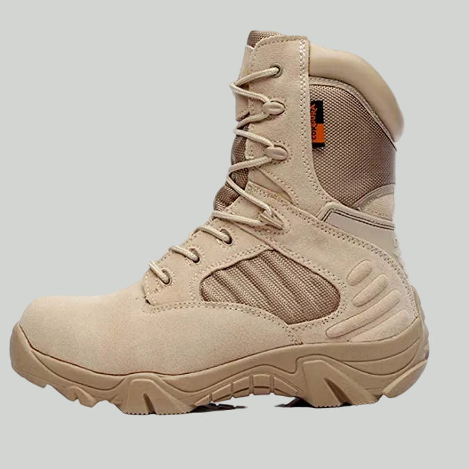 Men’s Lightweight Waterproof Tactical Hiking Boots – Grip Sole for Outdoor Use