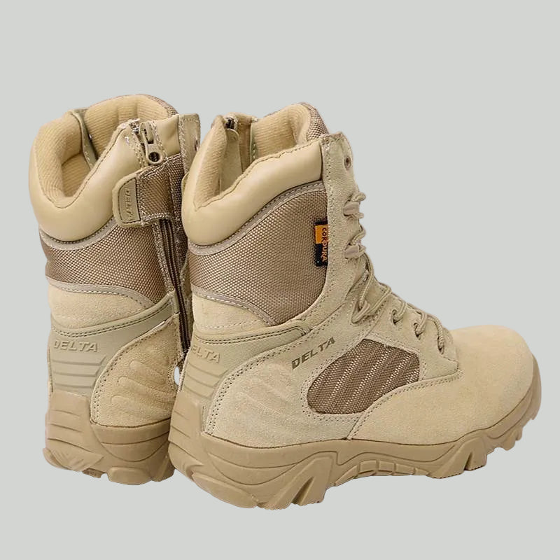 Men’s Lightweight Waterproof Tactical Hiking Boots – Grip Sole for Outdoor Use