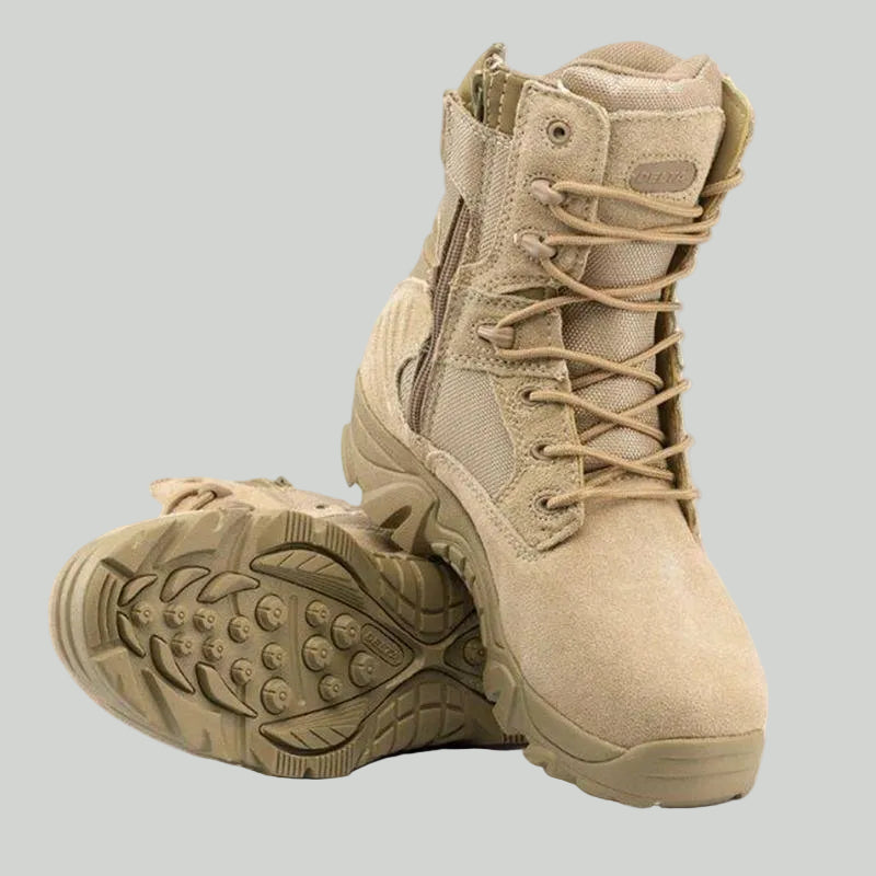 Men’s Lightweight Waterproof Tactical Hiking Boots – Grip Sole for Outdoor Use