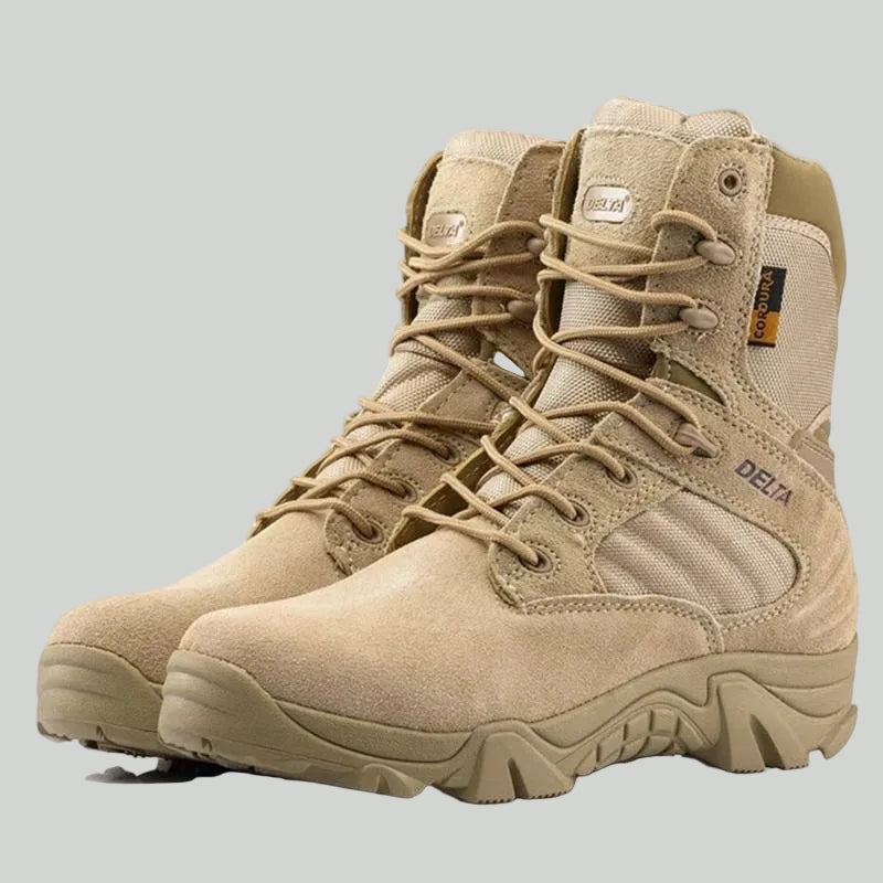 Men’s Lightweight Waterproof Tactical Hiking Boots – Grip Sole for Outdoor Use