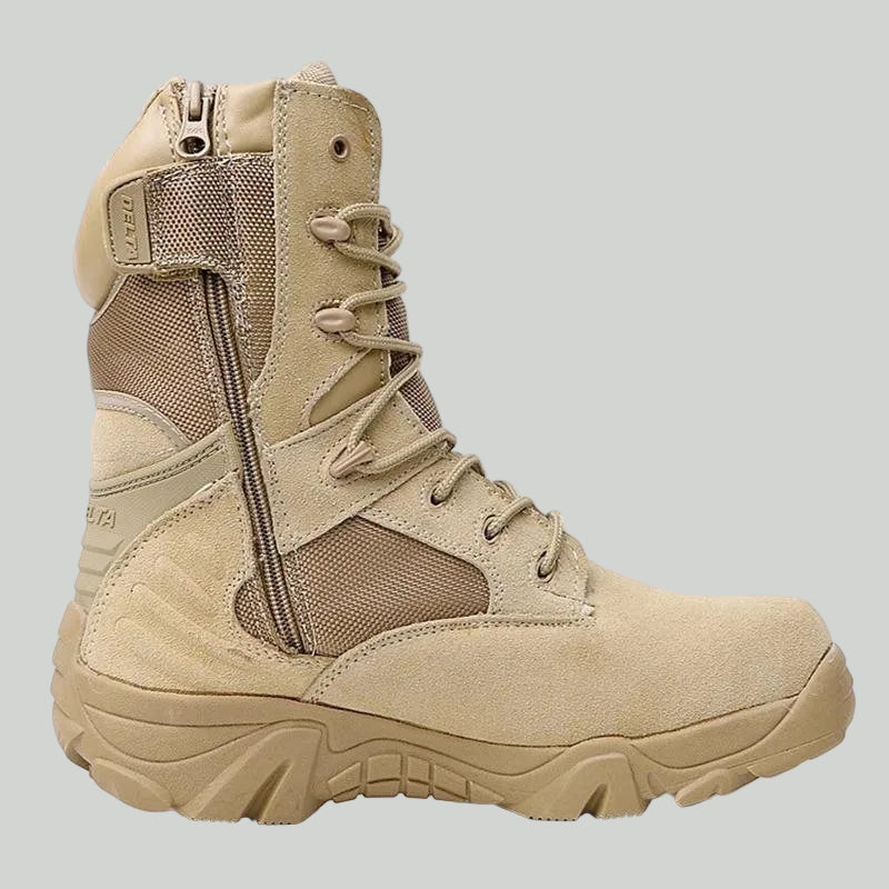 Men’s Lightweight Waterproof Tactical Hiking Boots – Grip Sole for Outdoor Use