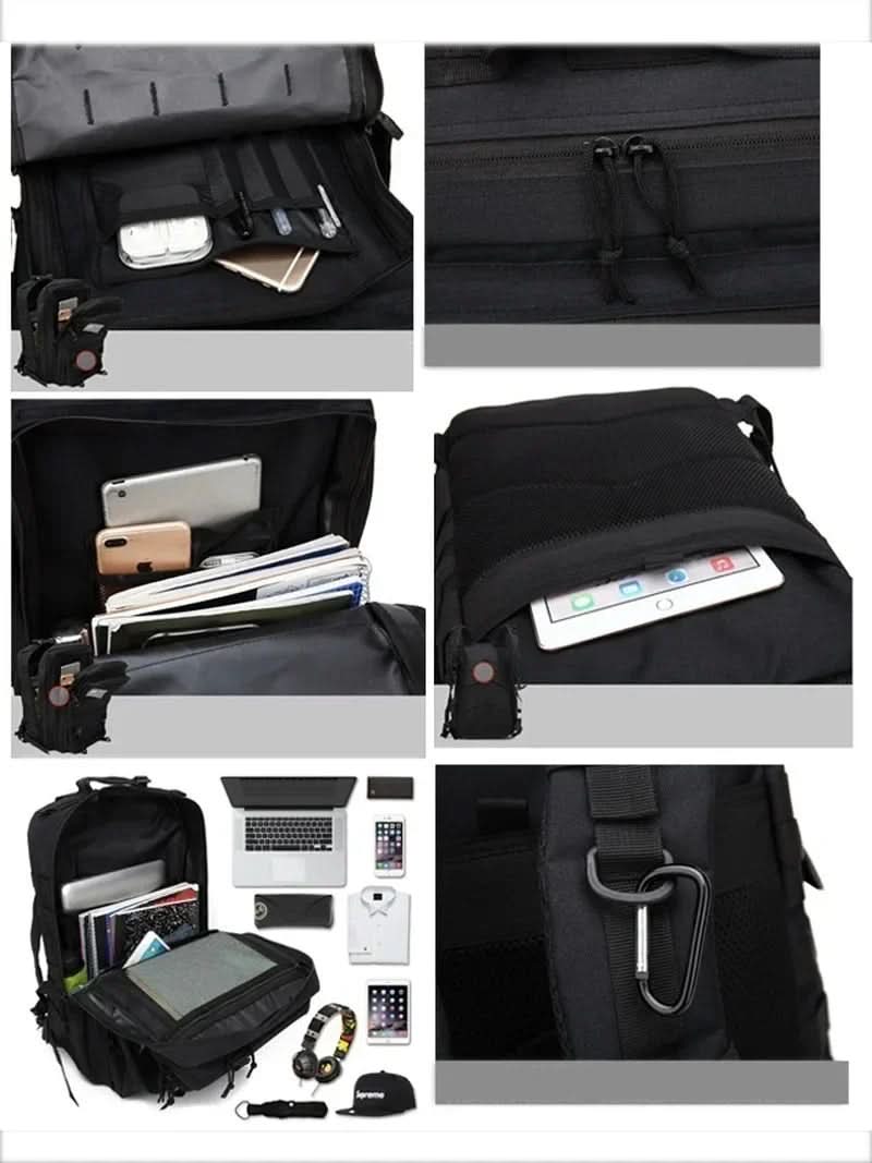 ADVENTUREPACK – Waterproof 50L Tactical Backpack for Travel & Outdoor Use