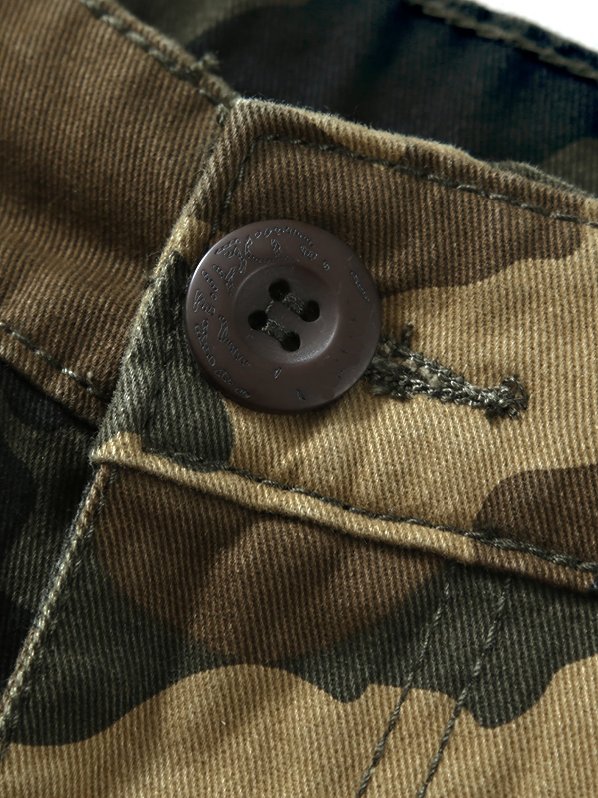 Men’s Camouflage Cargo Trousers – Multi-Pocket Outdoor Utility Design