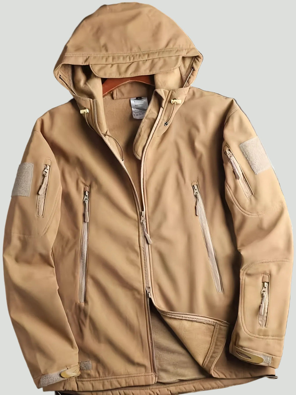Men’s Hooded Outdoor Jacket – Lightweight Zip-Up Layer for Active Use