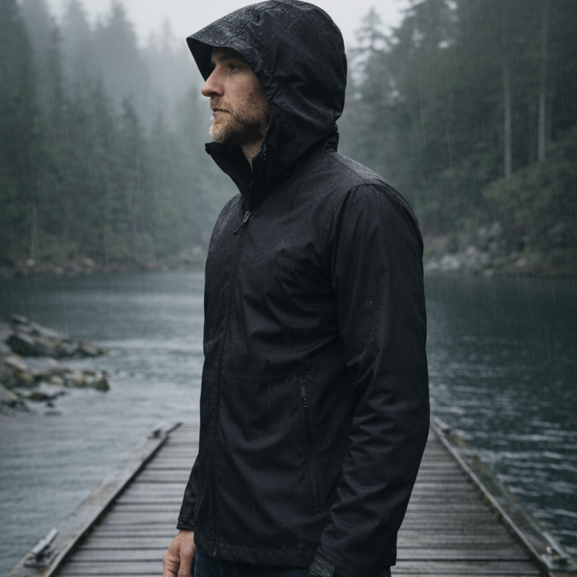 Lightweight Waterproof Unisex Jacket for Outdoor and Everyday Wear