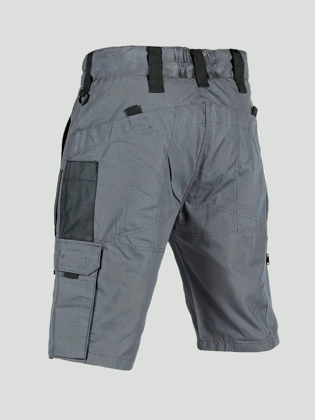 Men's Cargo Shorts - Ripstop Zip Pocket - Long Shorts, Hiking Shorts