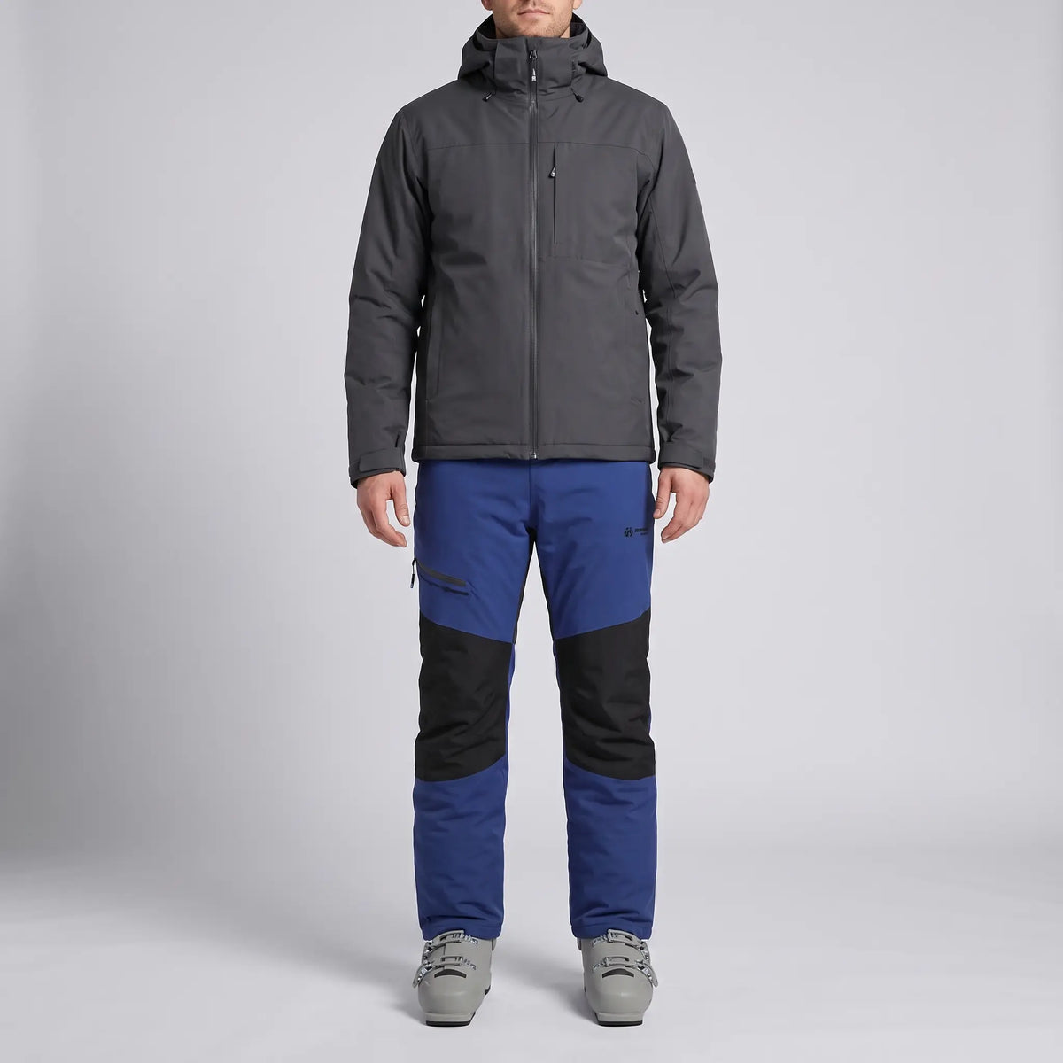 Men's Ski Trousers - Detachable Bib - Insulated Windproof Snowsports