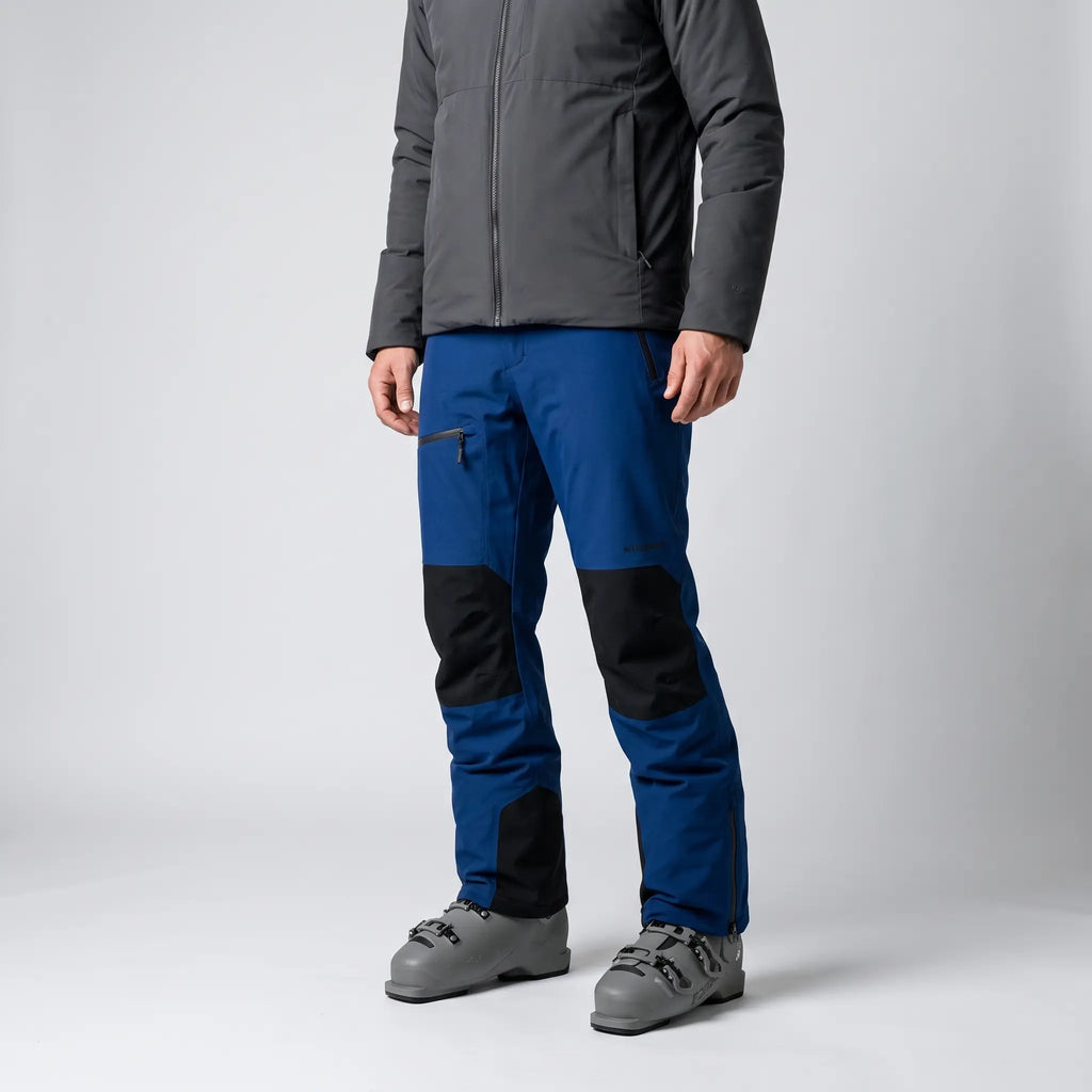 Men's Ski Trousers - Detachable Bib - Insulated Windproof Snowsports
