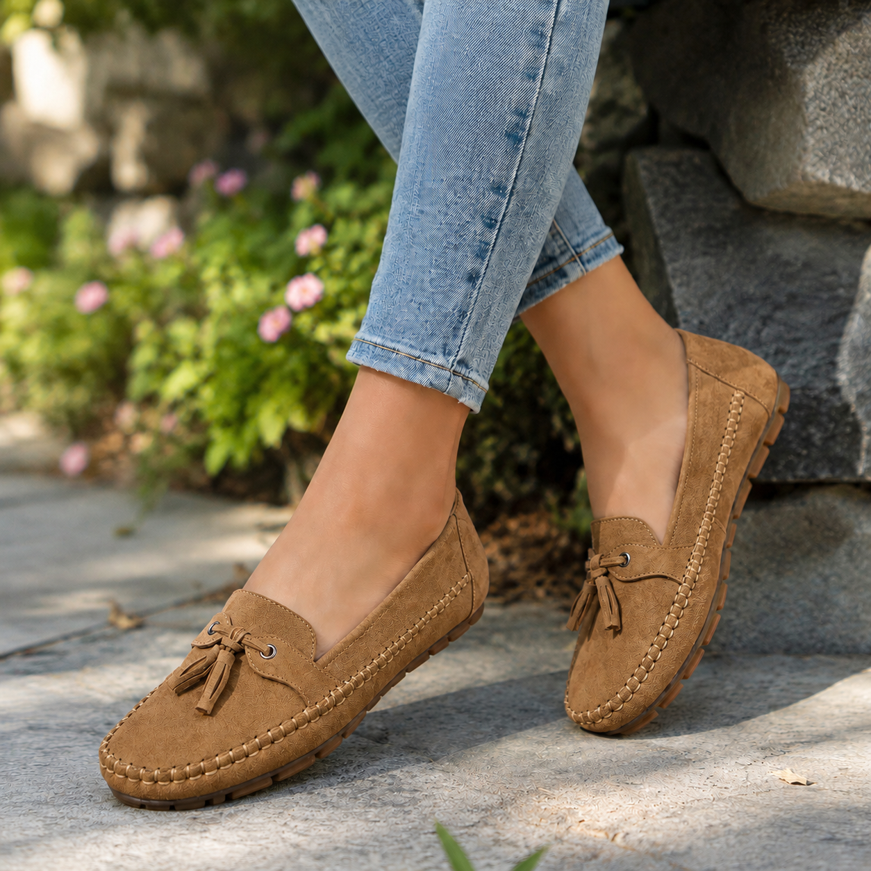 Women’s Comfort Extra Wide Suede Loafers