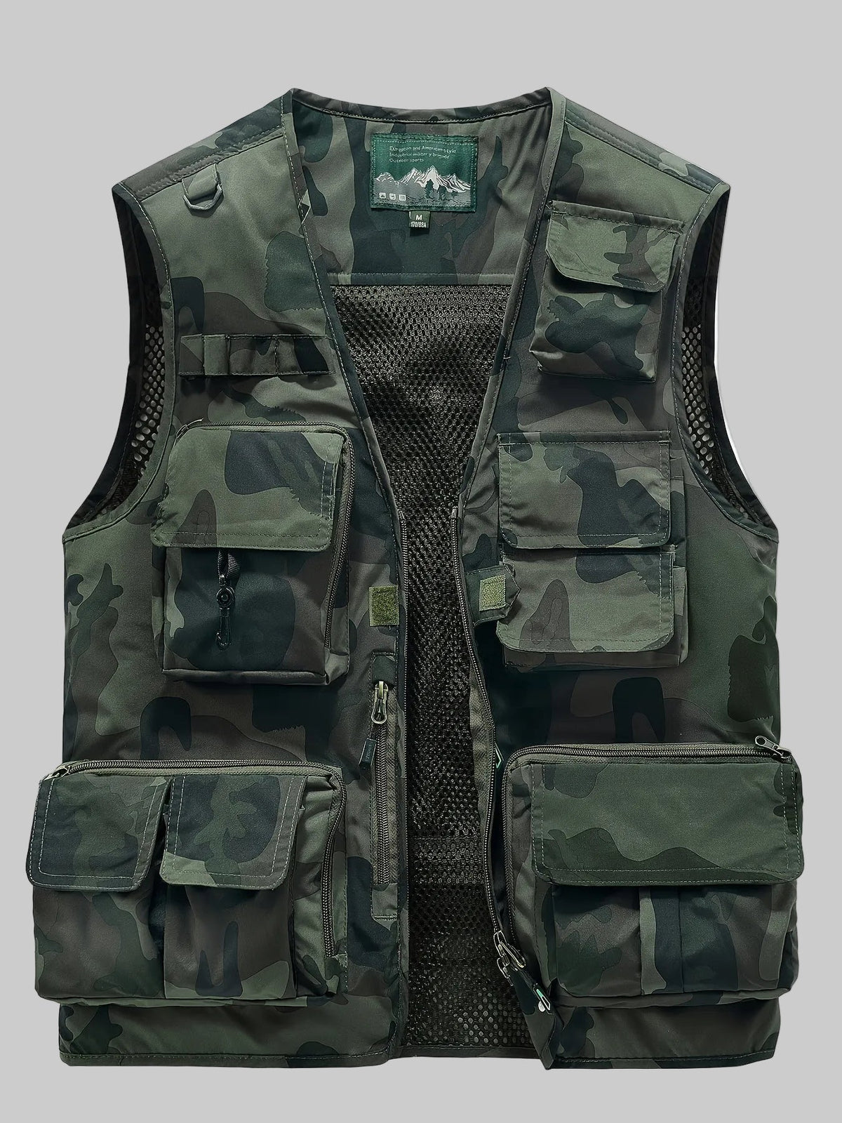 Lightweight Outdoor Utility Vest with Multiple Pockets – Breathable Design for Field Use