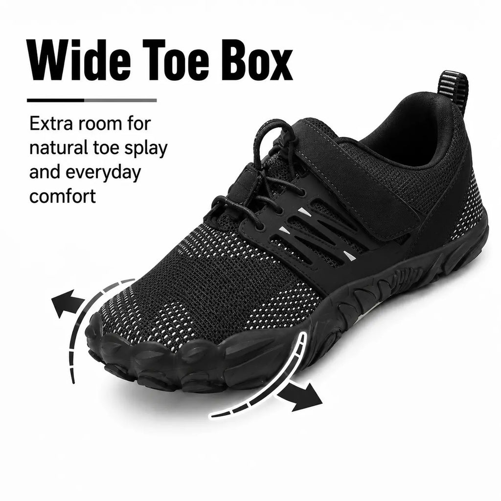 Lightweight Comfort Barefoot Shoes with Wide Toe Box – Unisex Flexible Comfort Walking Shoes