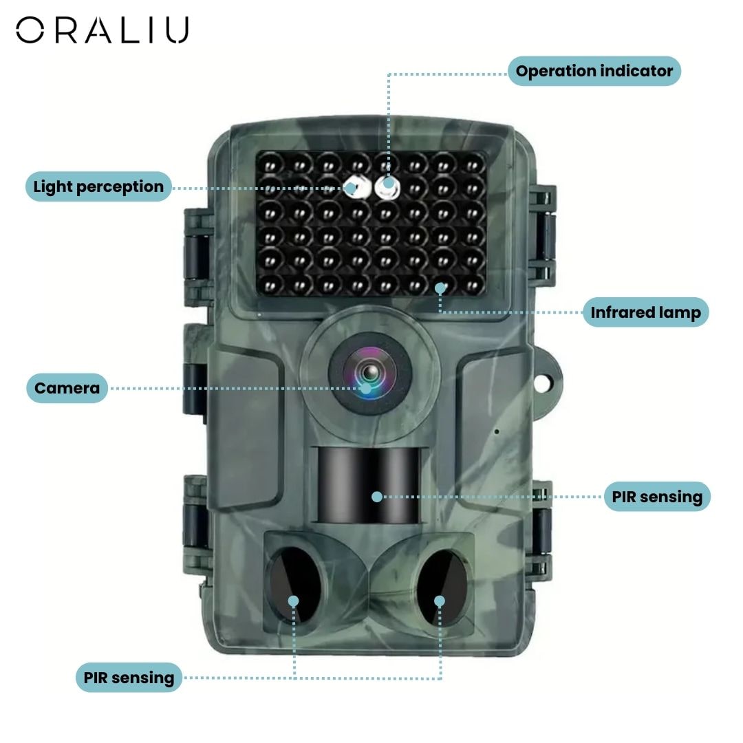 Cellular WIFI Trail Camera with Night Vision and Infrared LED for Wildlife Monitoring