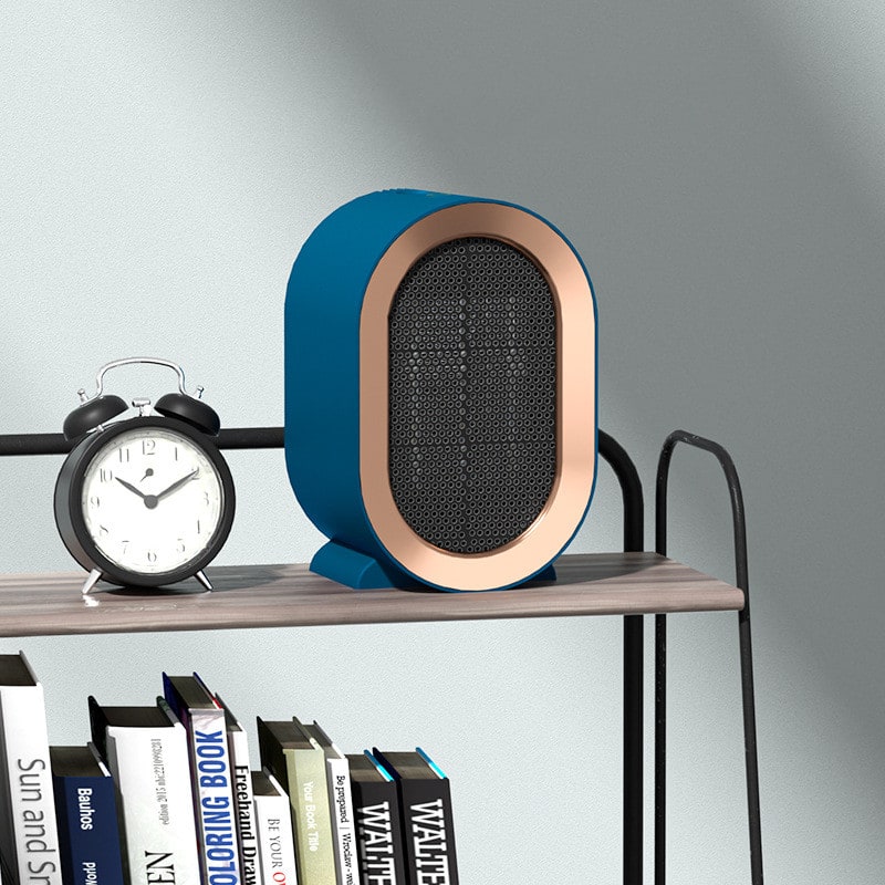 Ceramic Portable Energy Efficient Space Heater with Compact Desktop Design and Heating Element