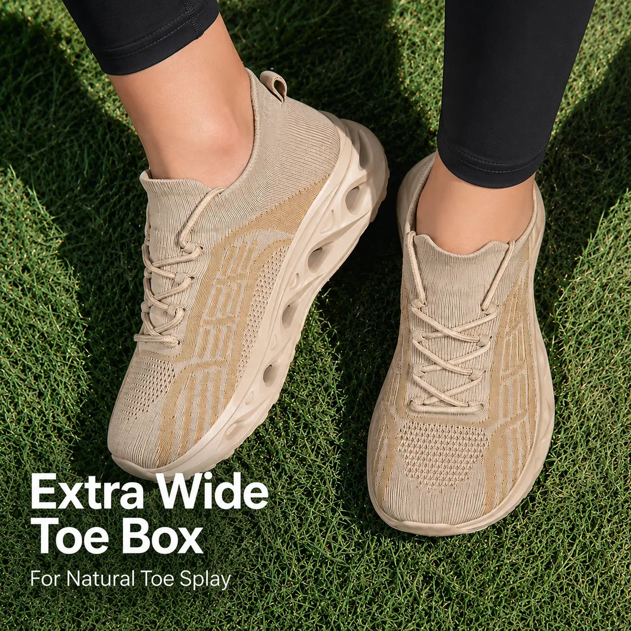 Premium Comfort Walking Shoes – Wide Toe Box Support & Everyday Comfort