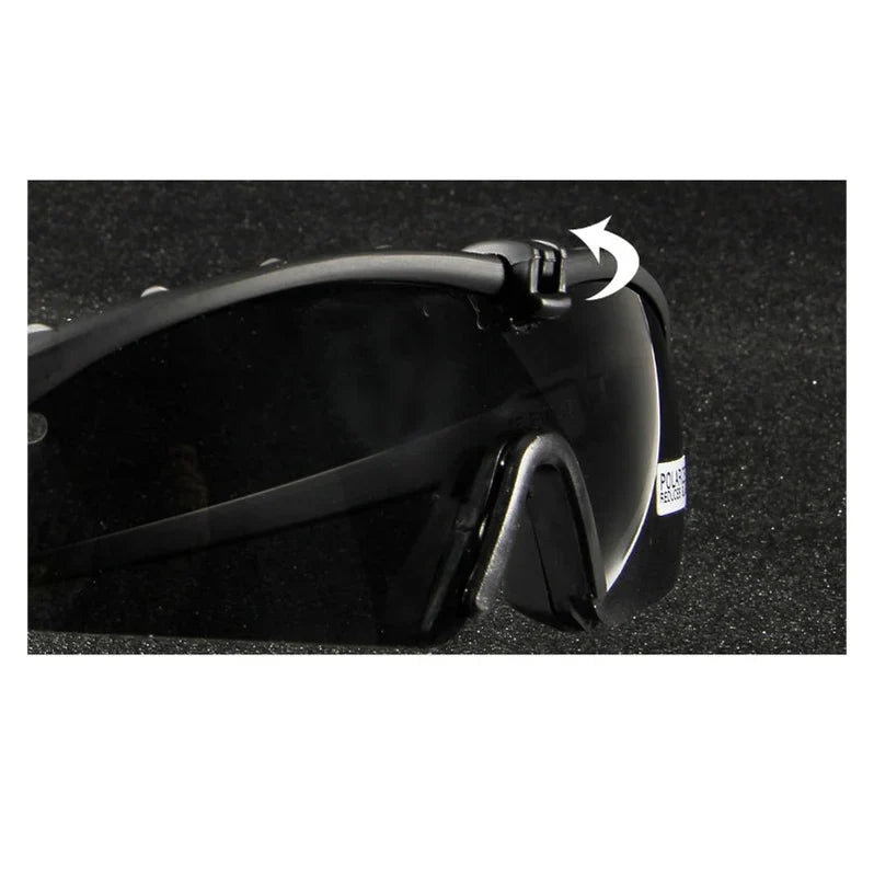 Tactical Goggles with UV Polarized Lenses – Outdoor Protective Eyewear for Airsoft, Cycling & Hiking