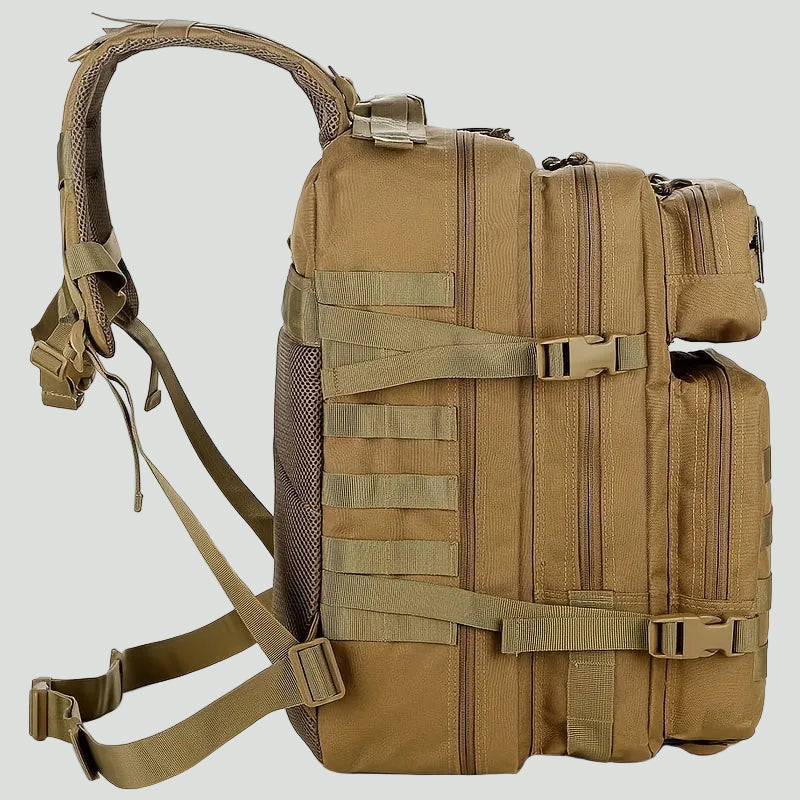 45L Hiking Backpack - Spacious MOLLE Rucksack for Camping, Trekking and Multi-Day Outdoor Use