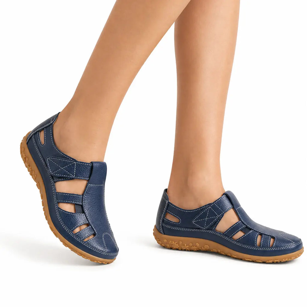Comfort Wide Toe Box Leather Comfort Shoes