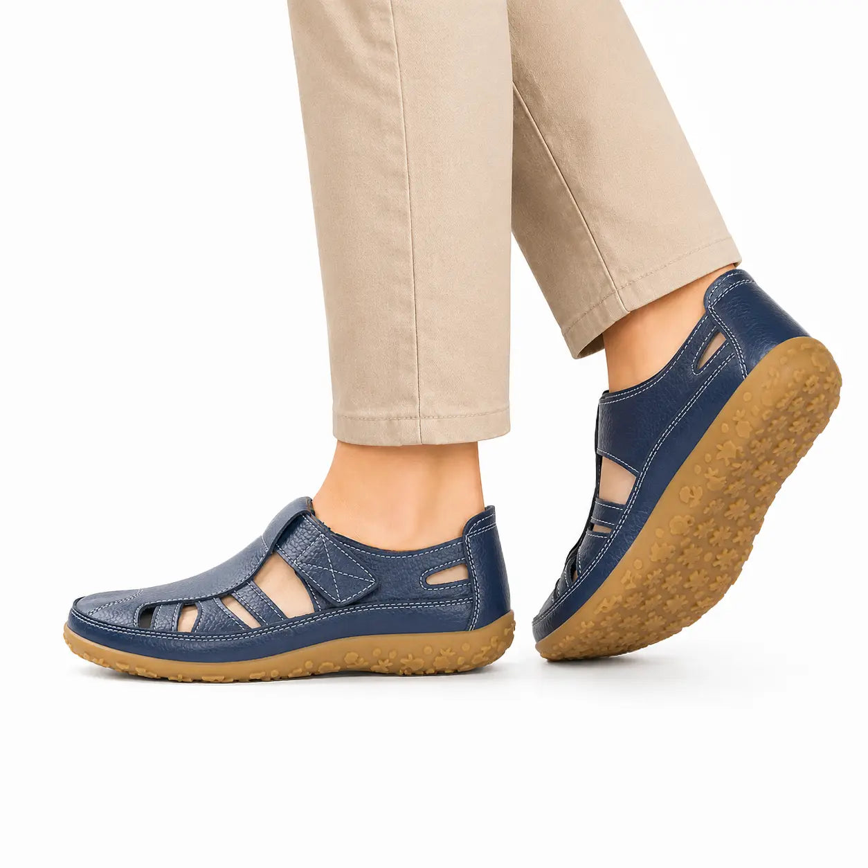 Comfort Wide Toe Box Leather Comfort Shoes