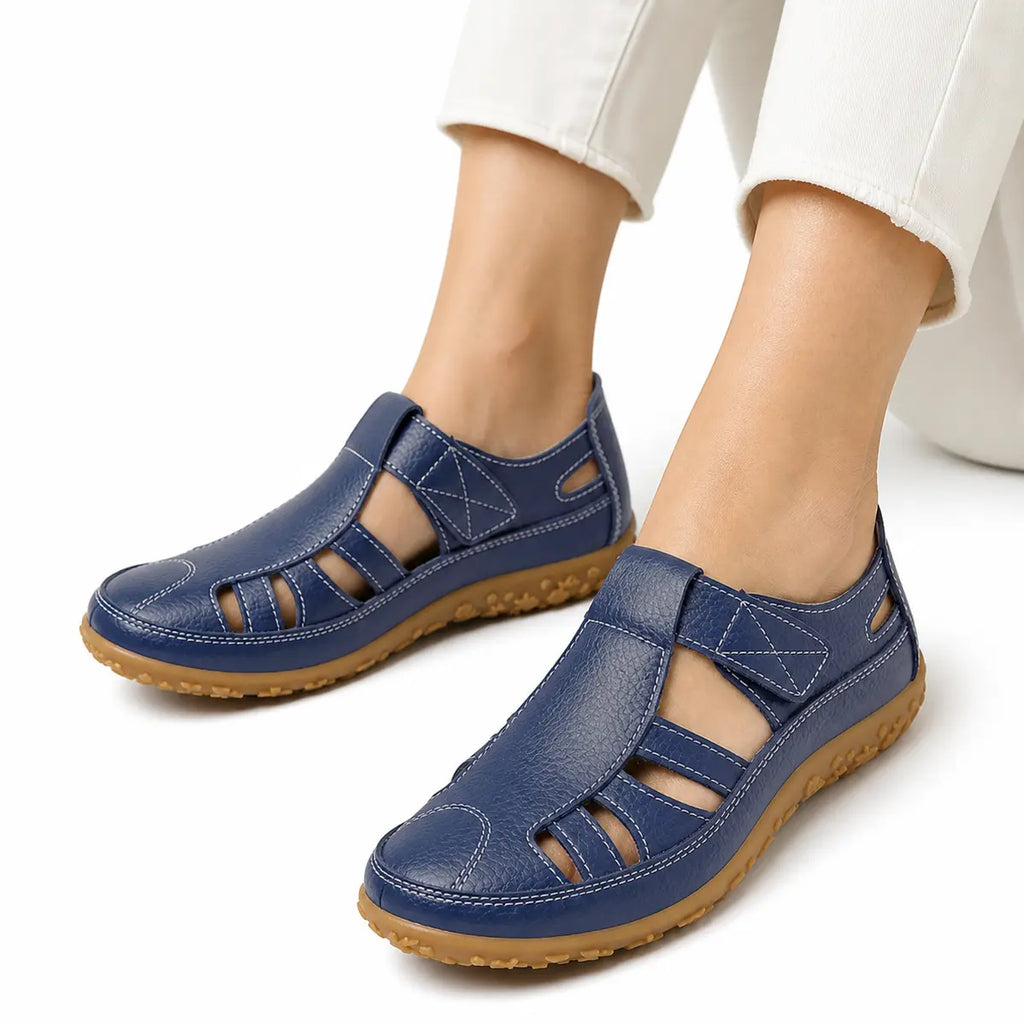 Comfort Wide Toe Box Leather Comfort Shoes