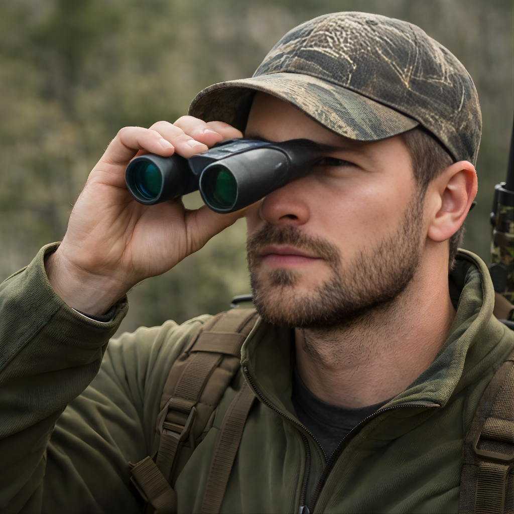 Compact 8x Binoculars – Foldable Design for Outdoor Observation