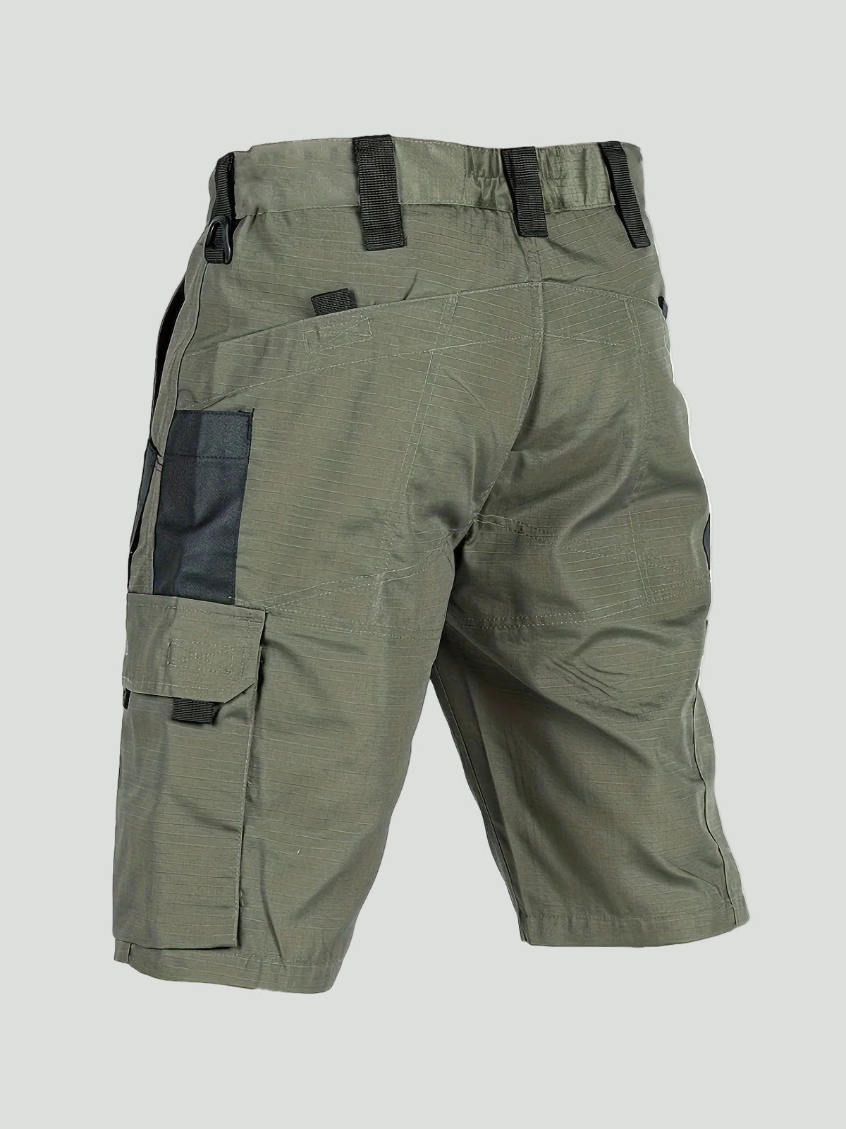 Men's Cargo Shorts - Ripstop Zip Pocket - Long Shorts, Hiking Shorts