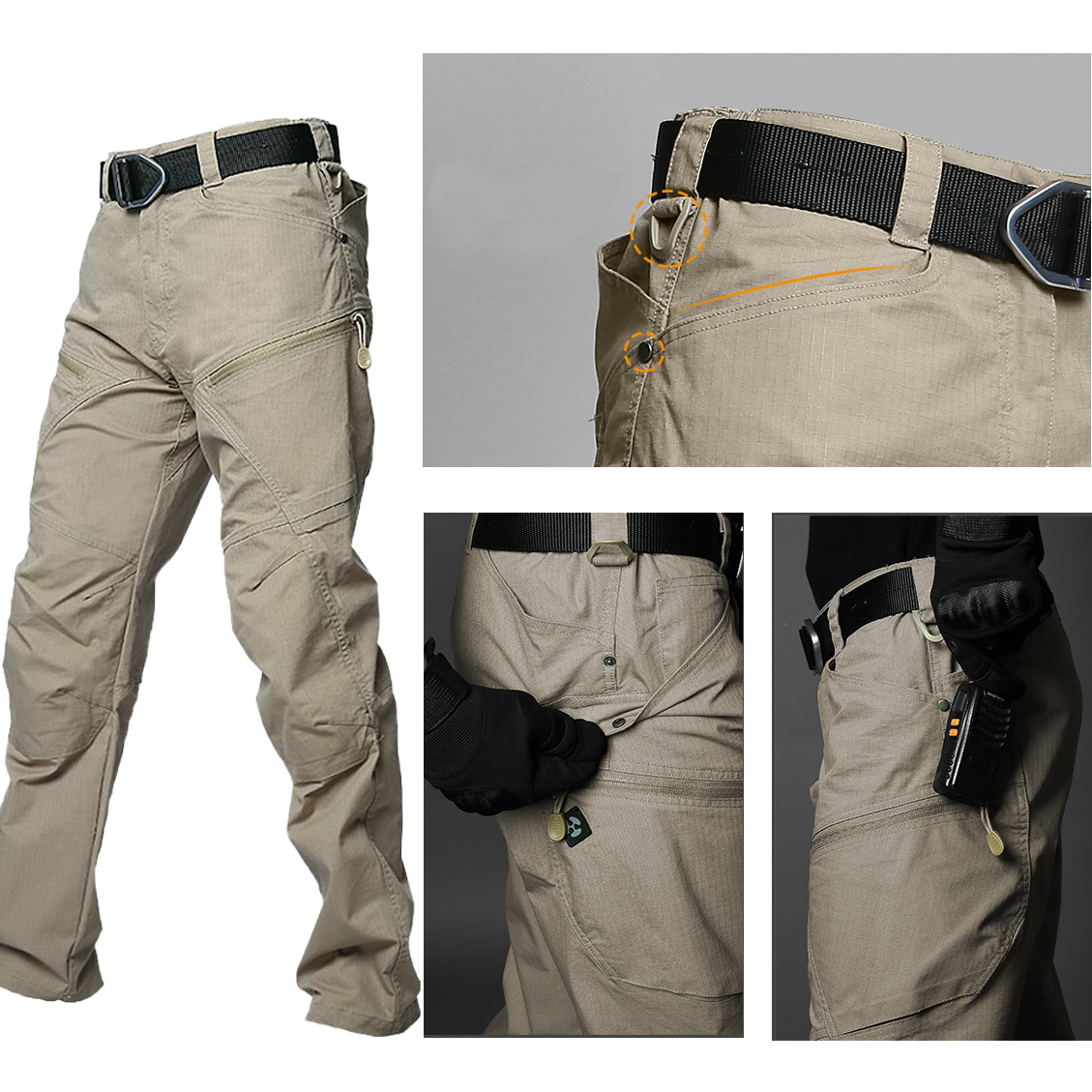 Men’s Outdoor Tactical Waterproof Cargo Trouser