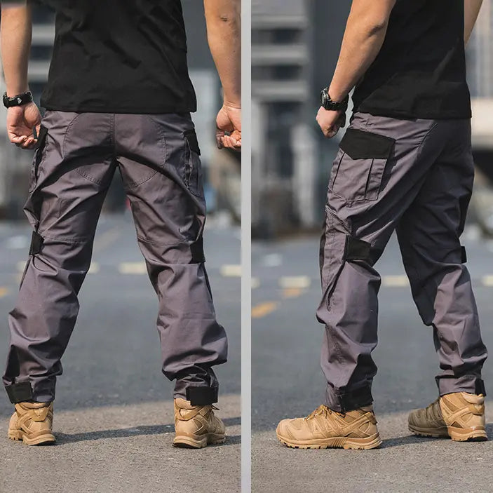 Men's Urban Cargo Pants Waterproof Ripstop Tactical Trousers