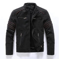 Inner Fleece PU Faux Leather Jacket