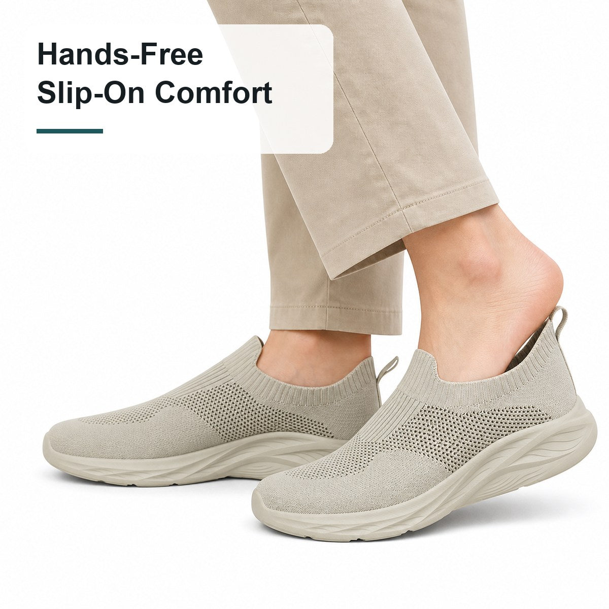 Men's Hands-Free Slip-On Walking Shoes
