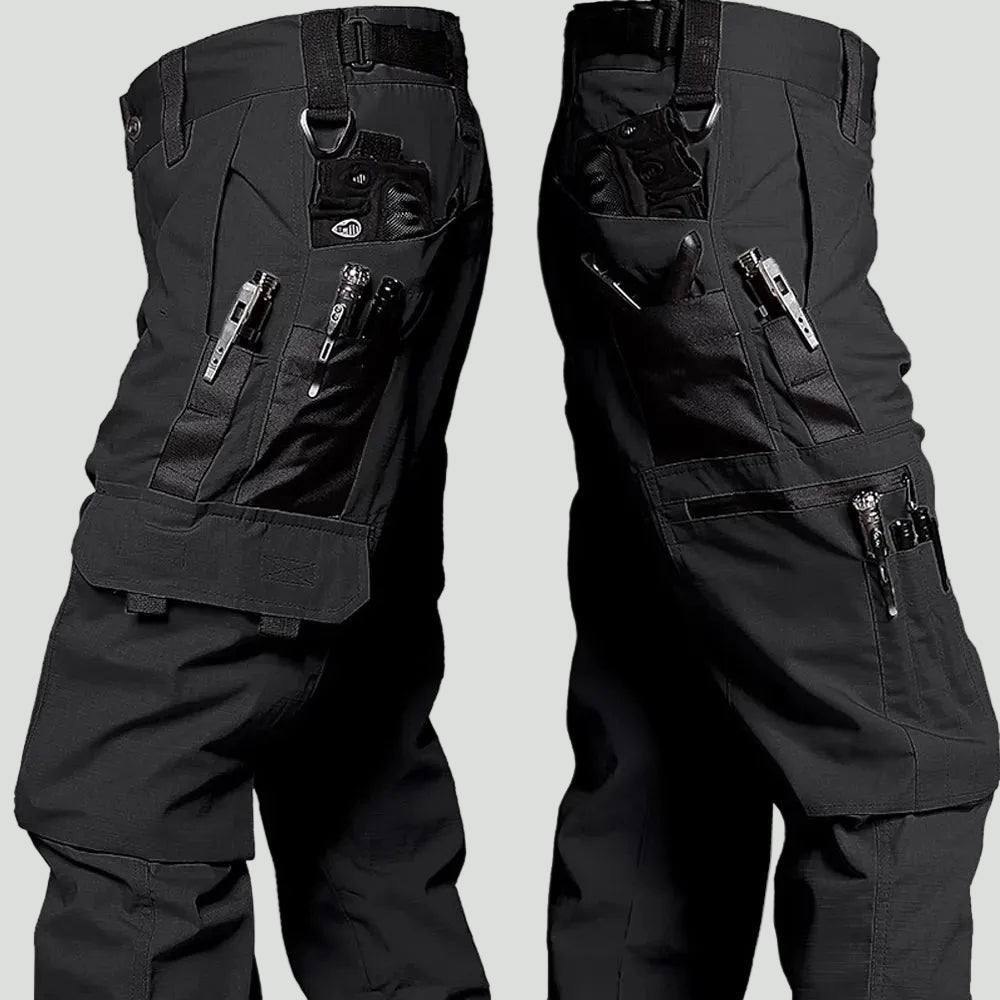 Water-Resistant Tactical Cargo Trousers – Durable Outdoor Work Design