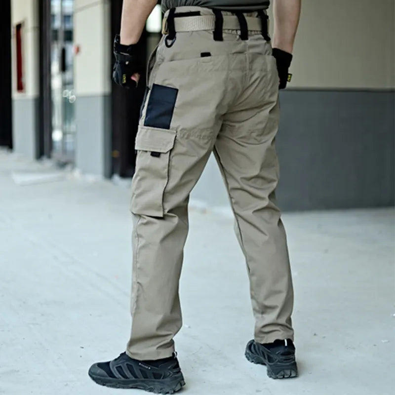 Water-Resistant Tactical Cargo Trousers – Durable Outdoor Work Design