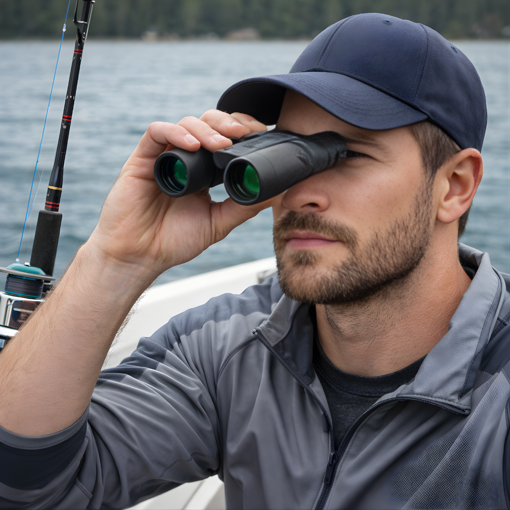 Compact 8x Binoculars – Foldable Design for Outdoor Observation