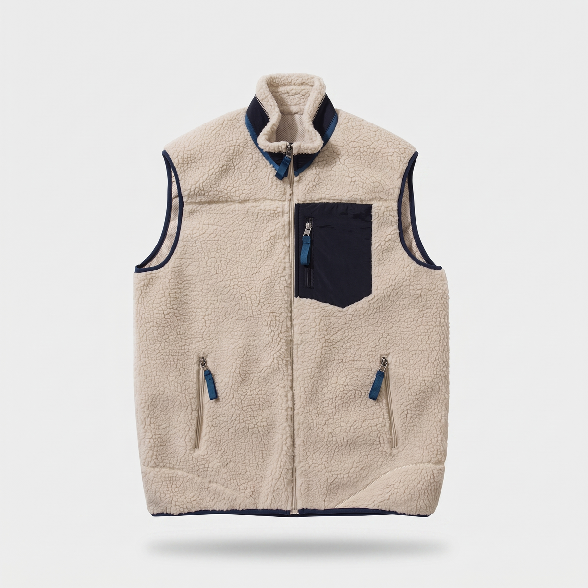 Men's Gilet - Sherpa Fleece - Insulated Body Warmer for Outdoor Use