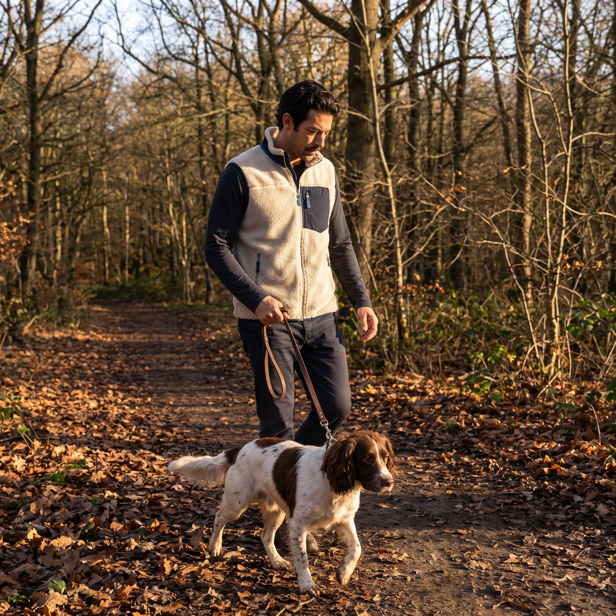 Men's Gilet - Sherpa Fleece - Insulated Body Warmer for Outdoor Use