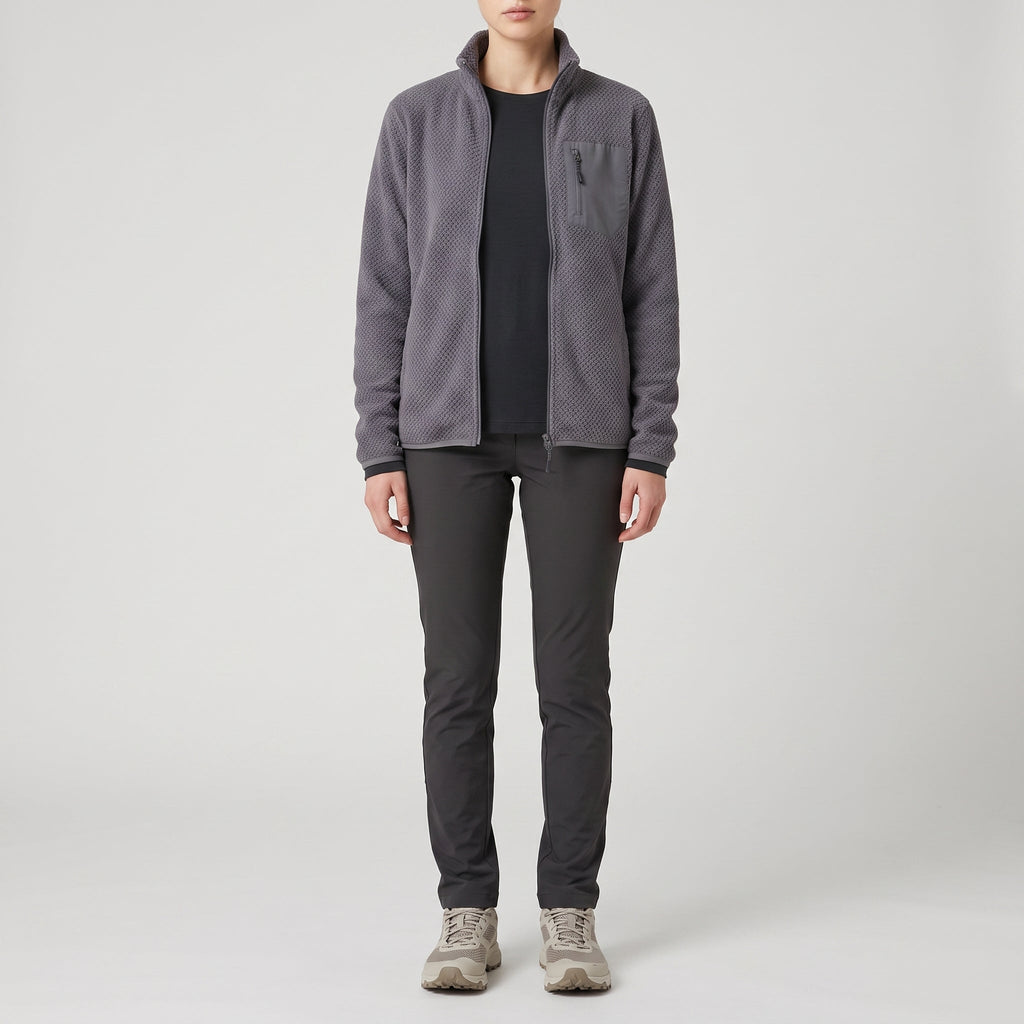 Women's Fleece Jacket - Full Zip Up Fleece - Walking & Hiking