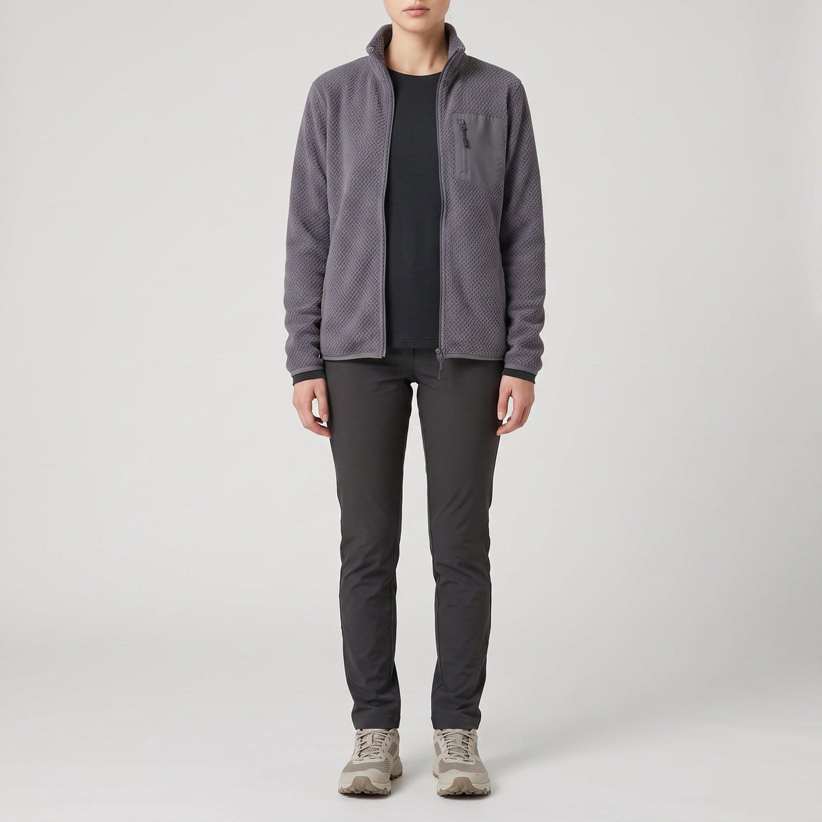 Women's Fleece Jacket - Full Zip Up Fleece - Walking & Hiking