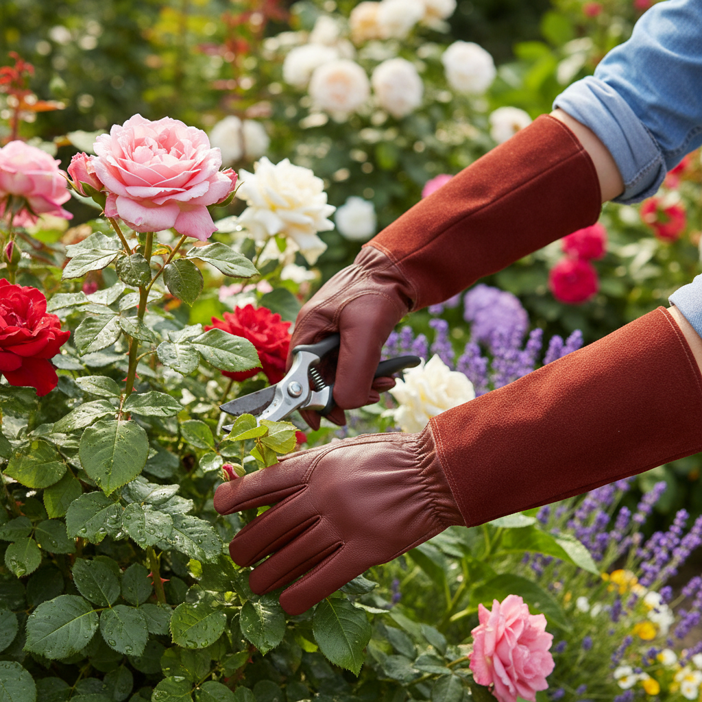 GRIPGARD – Premium Garden Gloves with Elastic Wristband