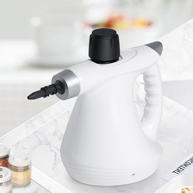 Handheld Portable Steam Cleaner for Kitchen Tile Grout and Rugs with Attachment Kit