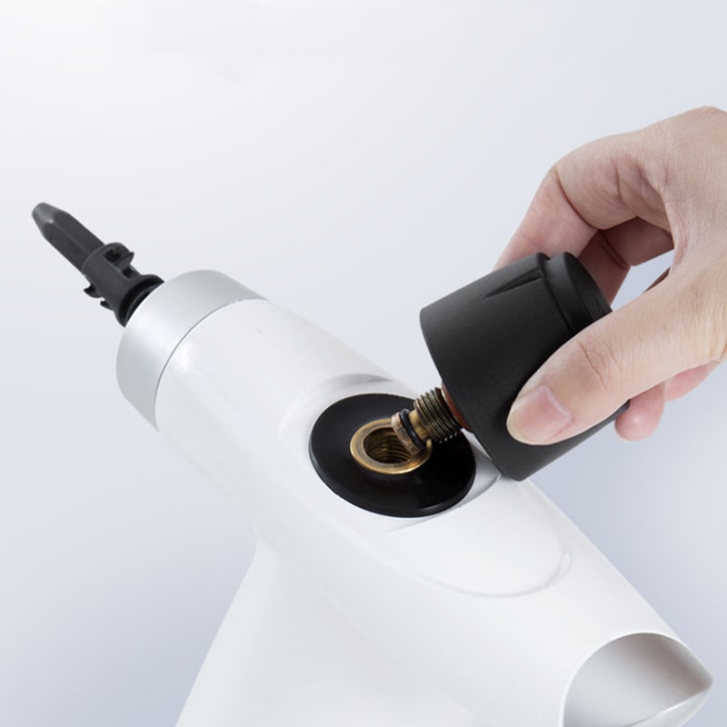 Handheld Portable Steam Cleaner for Kitchen Tile Grout and Rugs with Attachment Kit