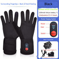 Heated Gloves for Winter with Touchscreen Fingertips and Rechargeable Powered Hand Warmer
