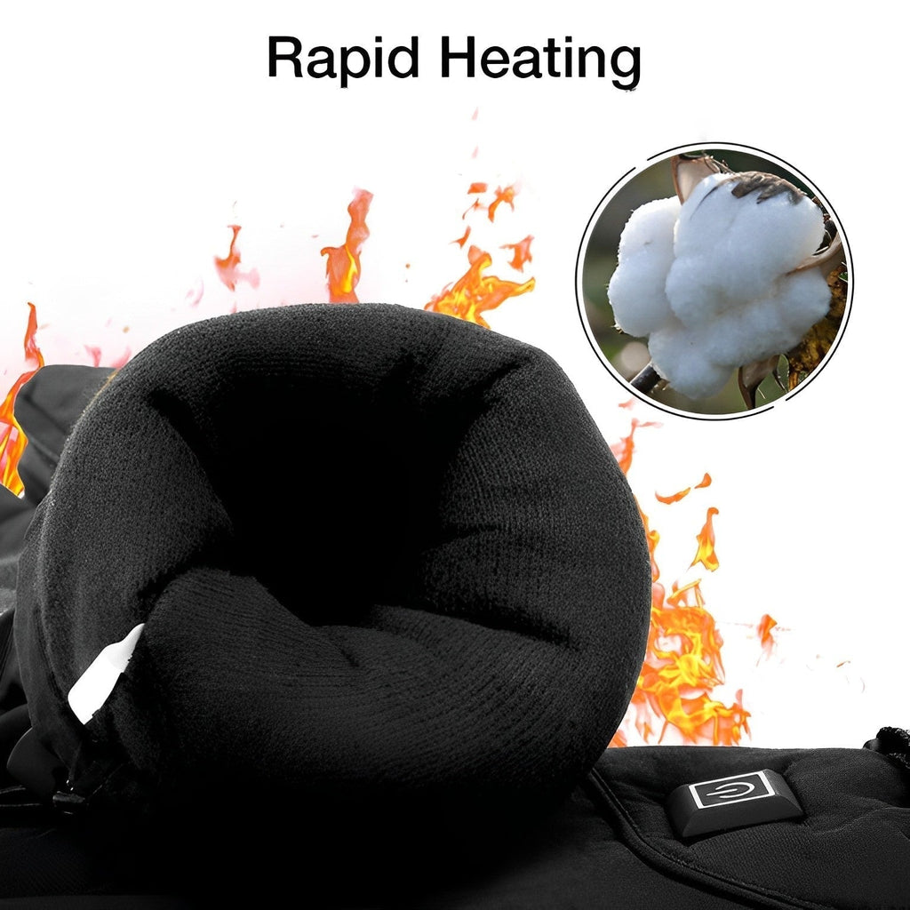 Heated Gloves with Rechargeable Battery and Waterproof Touchscreen Fingertips