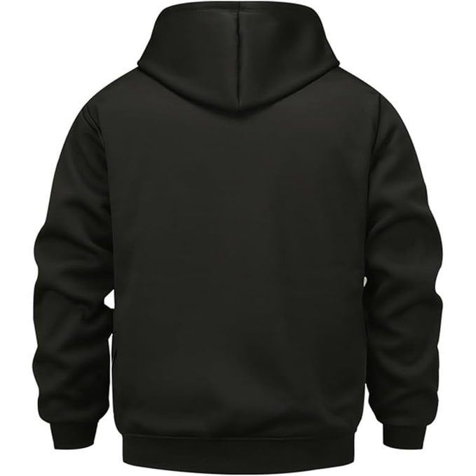 Heated Jacket and Hoodie with USB Electric Heating Zones and Drawstring Hood